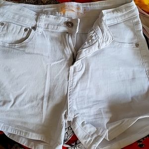Buzz  Jean shorts, sz M, white.
